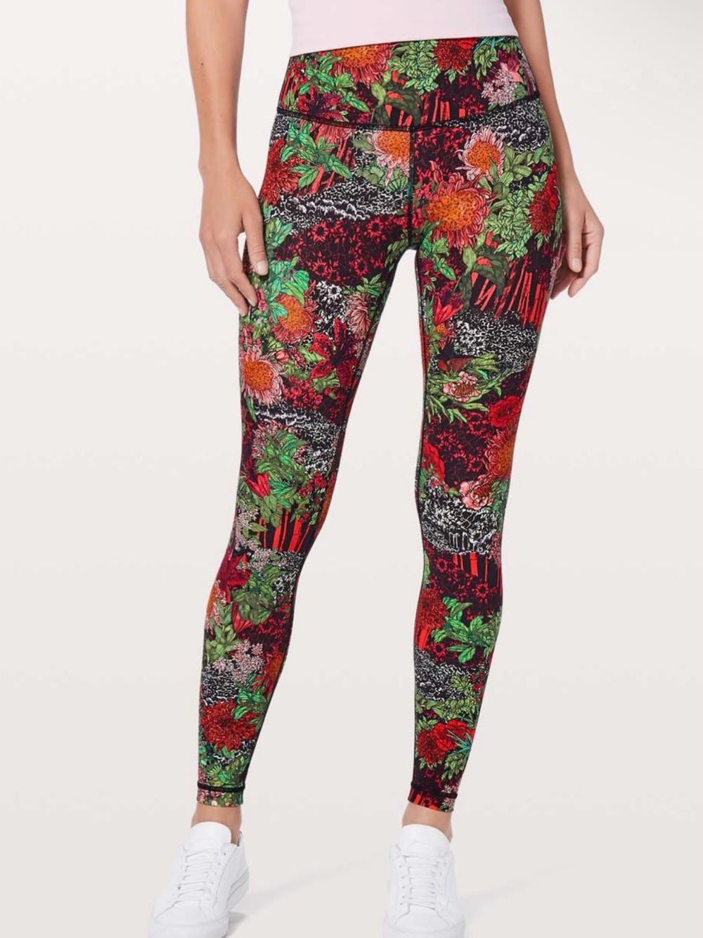 LULULEMON Wunder Under Zen Garden Multi Full Length Leggings Size 6